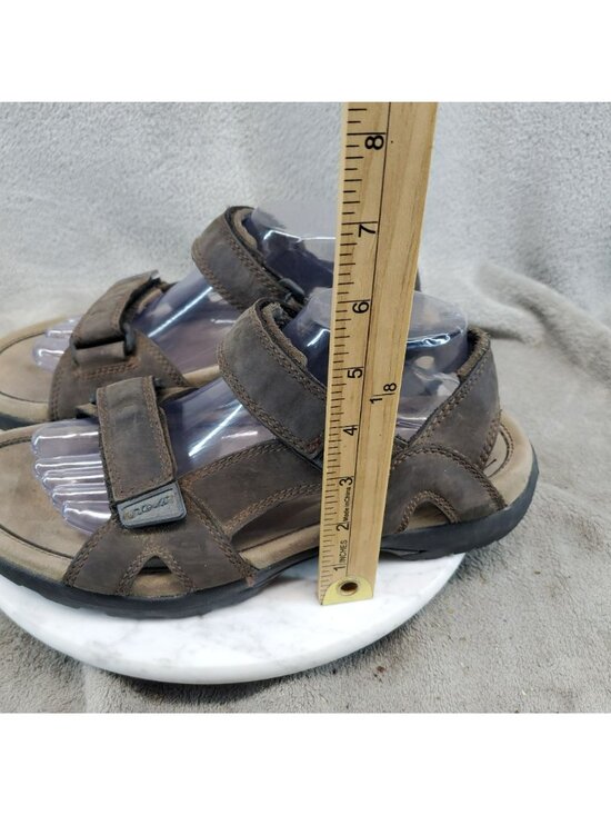 Teva Shoes Mens Size 9 Hudson Brown Leather Hiking Sandals